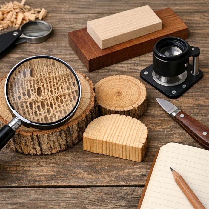 Identifier une essence par sa texture anatomique : guide simple et précis