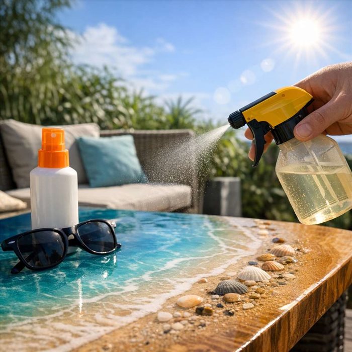 Protéger une résine décorative des UV : guide complet