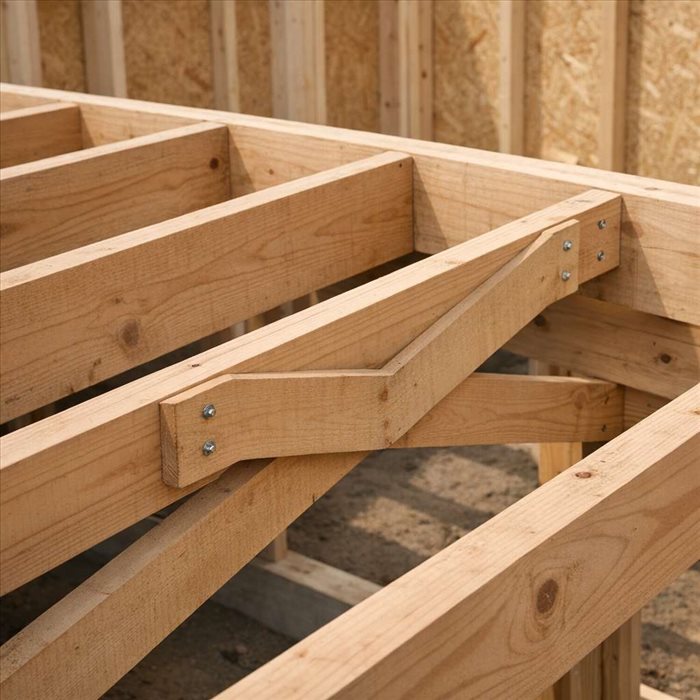 Pourquoi utiliser un étrésillon dans une structure bois ?