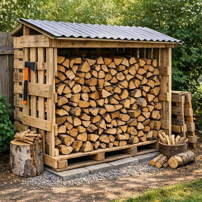 Comment réaliser un abri à bois avec des palettes ? Guide pratique