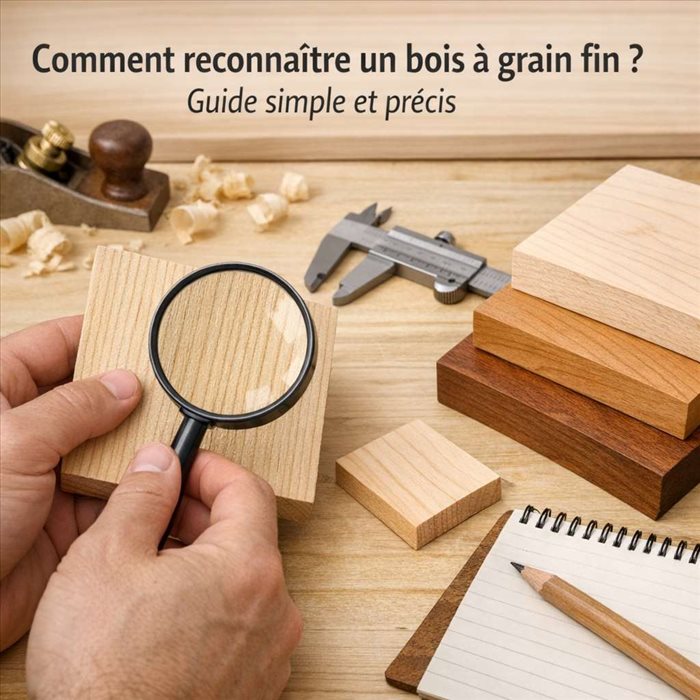 Comment reconnaître un bois à grain fin ? Guide simple et précis