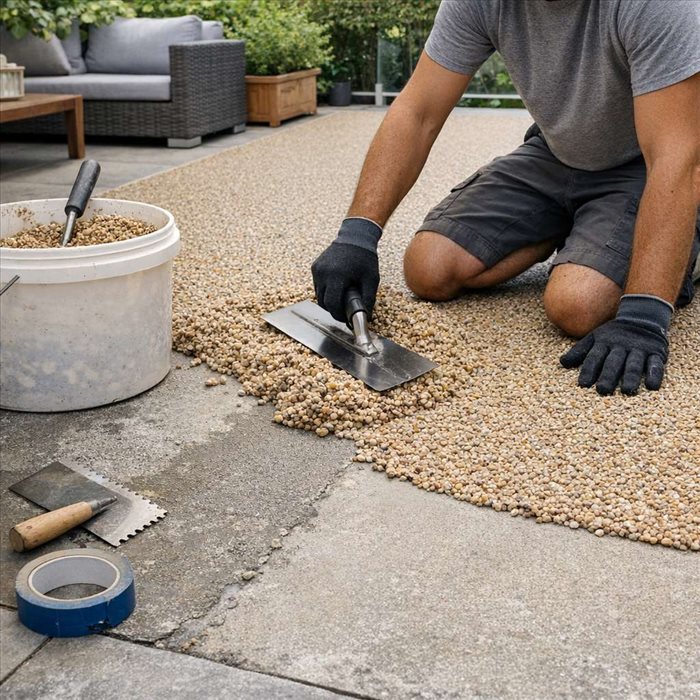 Comment poser une moquette de pierre sur une terrasse ? | Guide