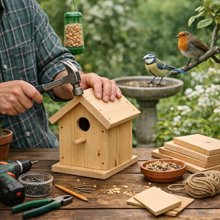 Construire un refuge pour oiseaux du jardin : guide complet