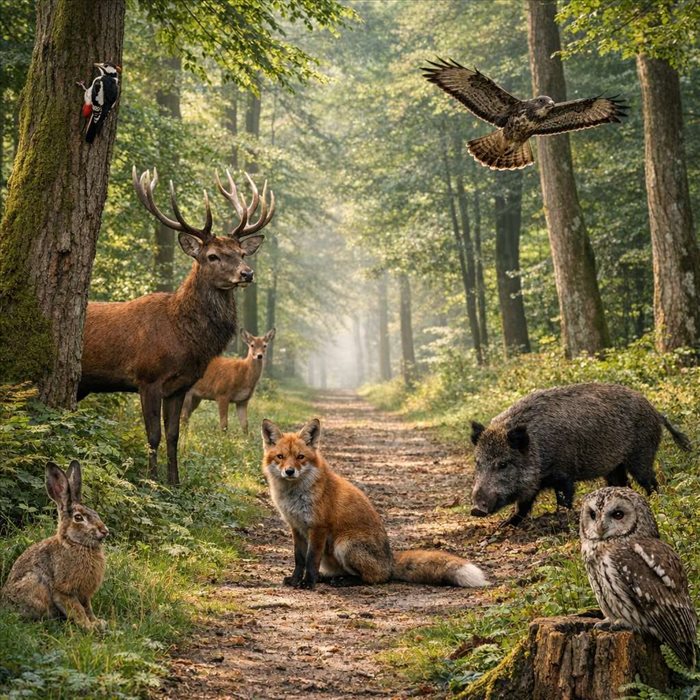 Quels animaux vivent dans la forêt de Retz ? Faune et espèces à observer