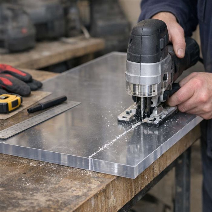 Découper une plaque de polycarbonate épaisse : méthode simple et propre
