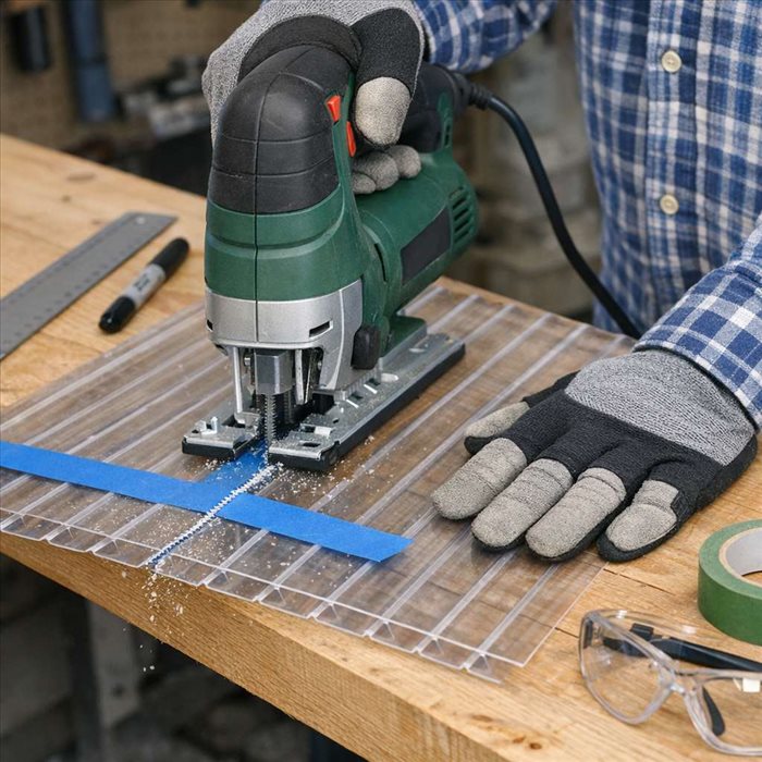 Comment couper une plaque de polycarbonate sans l’abîmer ?