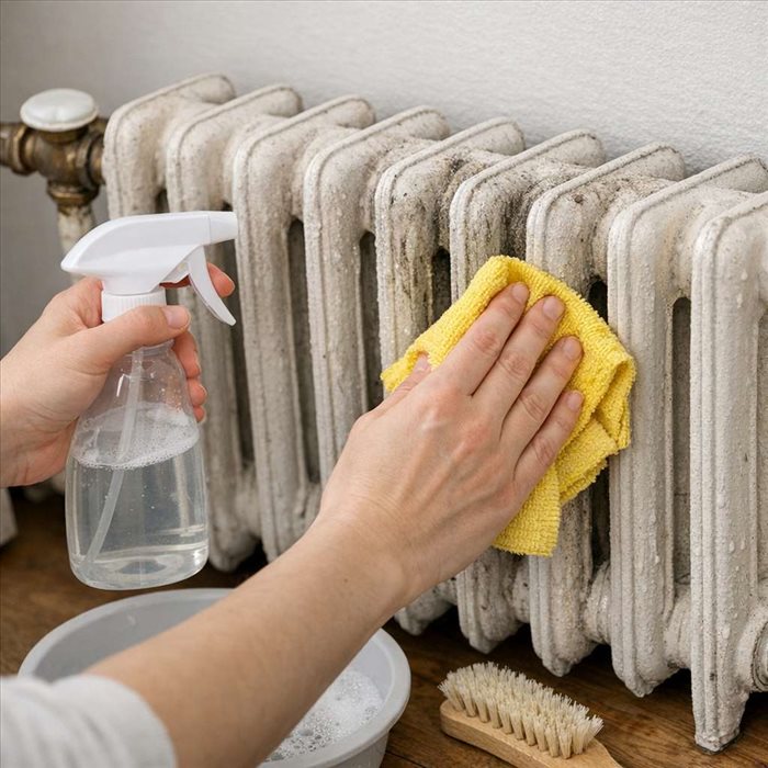 Comment nettoyer un radiateur en fonte efficacement ?
