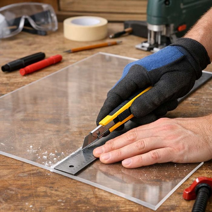 Comment couper facilement une plaque de plexiglas : méthode simple et sûre