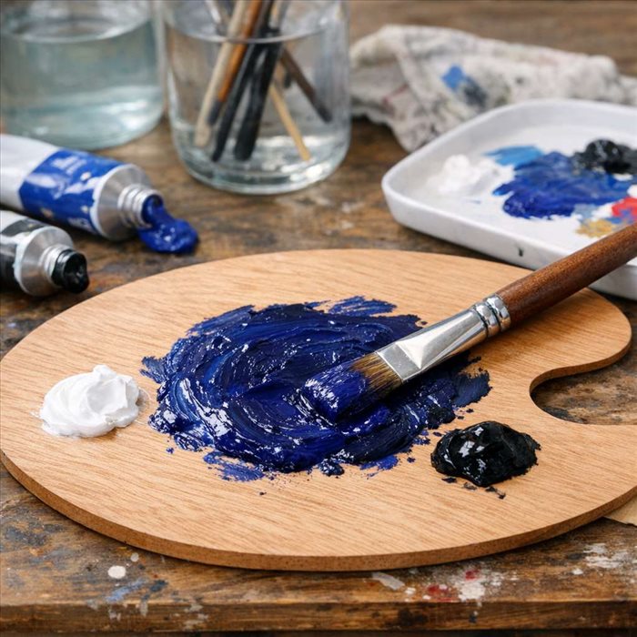 Comment faire du bleu foncé en peinture ? Astuces et mélanges