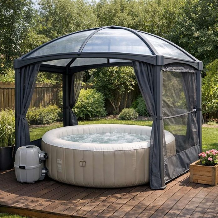 Comment protéger un spa gonflable avec un abri ? Conseils
