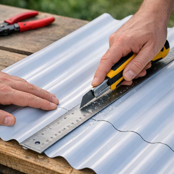 Comment découper une plaque en PVC ondulé : guide pratique