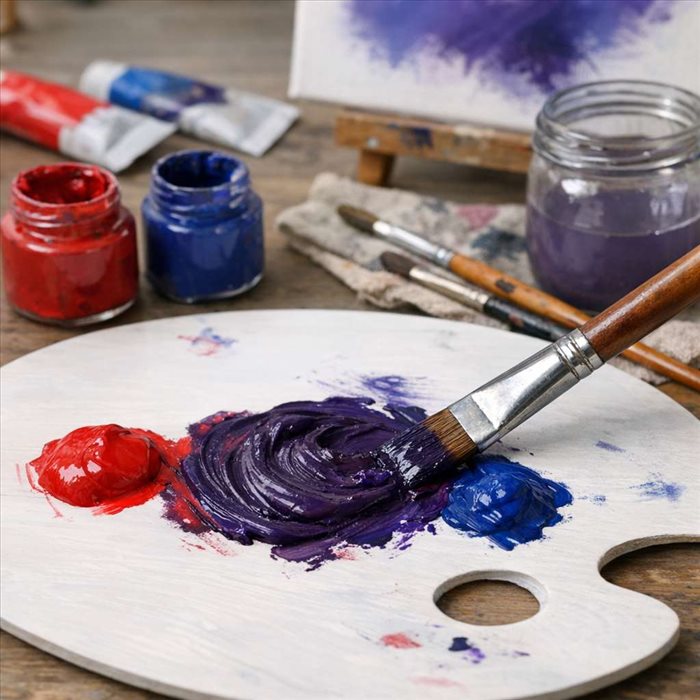 Comment faire du violet foncé en peinture ? | Guide facile