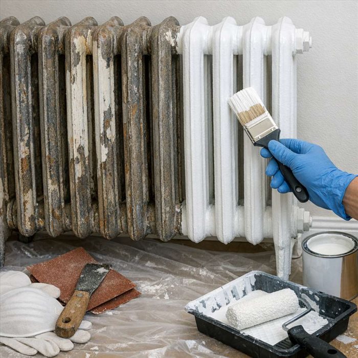 Décaper et repeindre un radiateur en fonte : guide complet