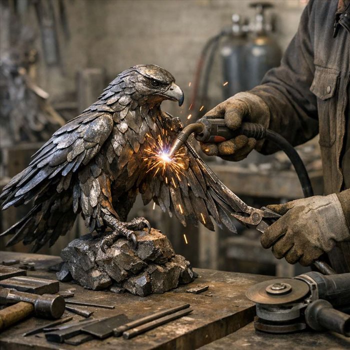 Sculpture sur métal : techniques, matériaux et savoir-faire