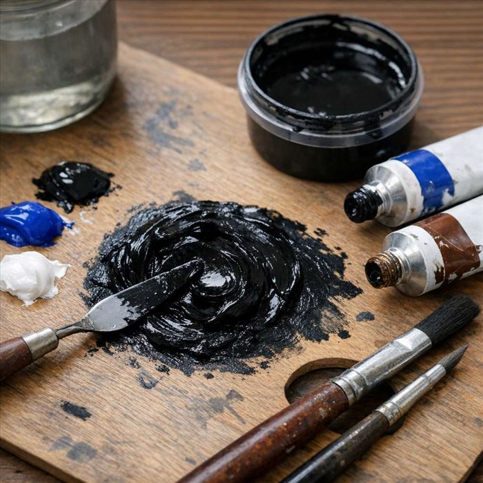 Comment fabriquer un noir profond en peinture ? Guide pratique