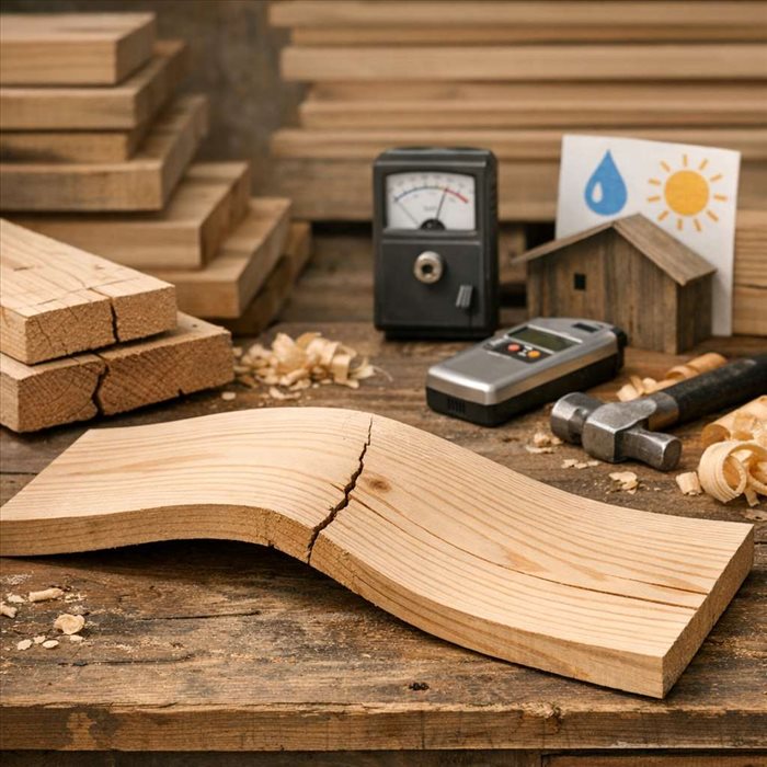 Pourquoi certaines essences de bois se déforment-elles ? Causes et solutions