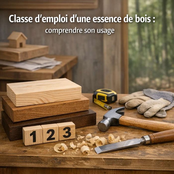 Classe d’emploi du bois : comprendre ce que signifie chaque niveau