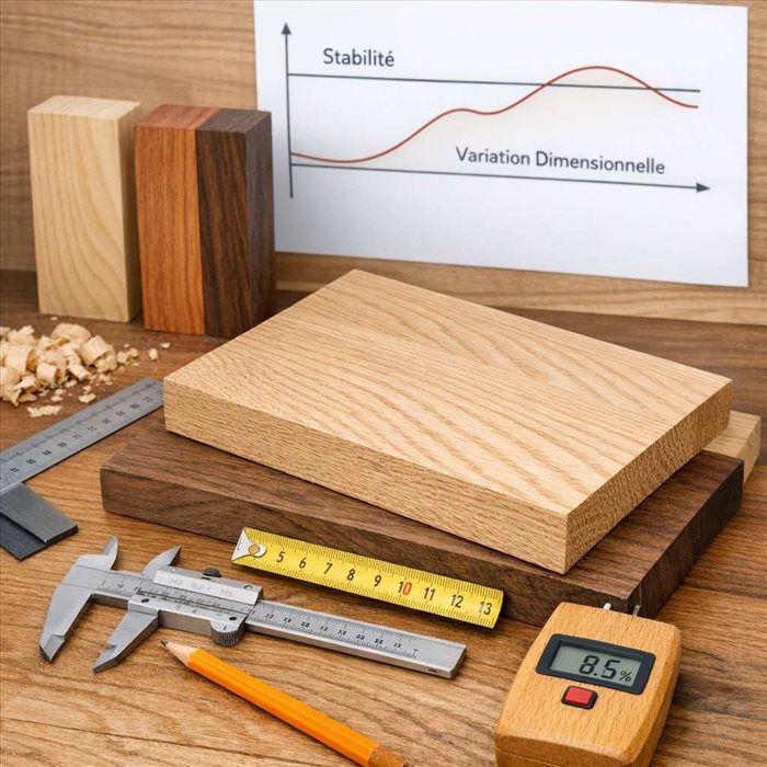 Stabilité dimensionnelle d’une essence : guide simple et complet