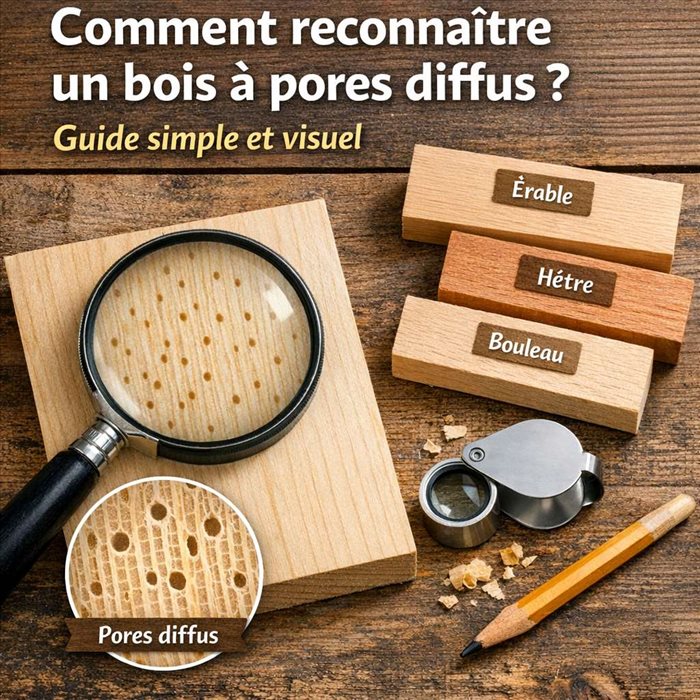 Comment reconnaître un bois à pores diffus ? Guide simple et visuel
