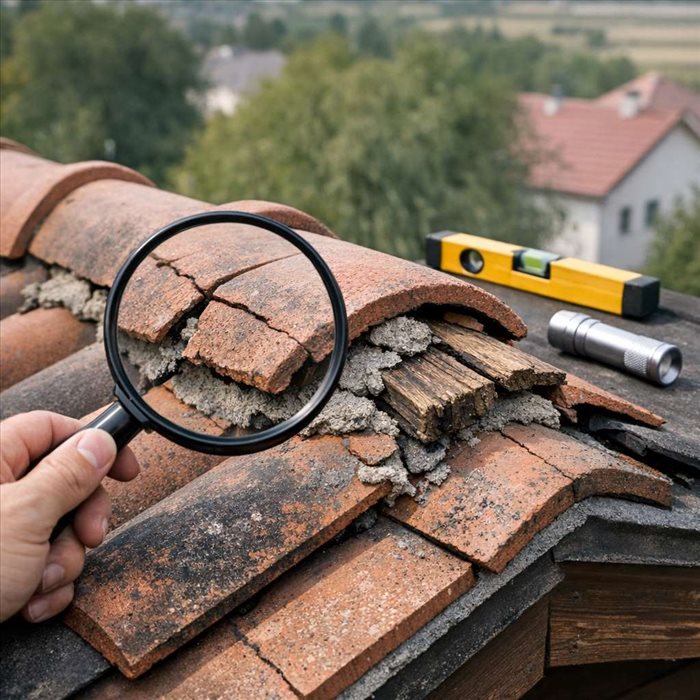 Comment reconnaître une panne faîtière sur une toiture ?