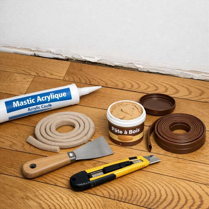 Comment combler un espace entre parquet et mur : guide pratique