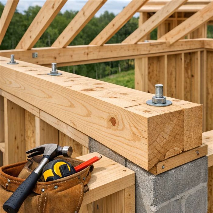 Sablière en construction bois : définition, rôle et pose