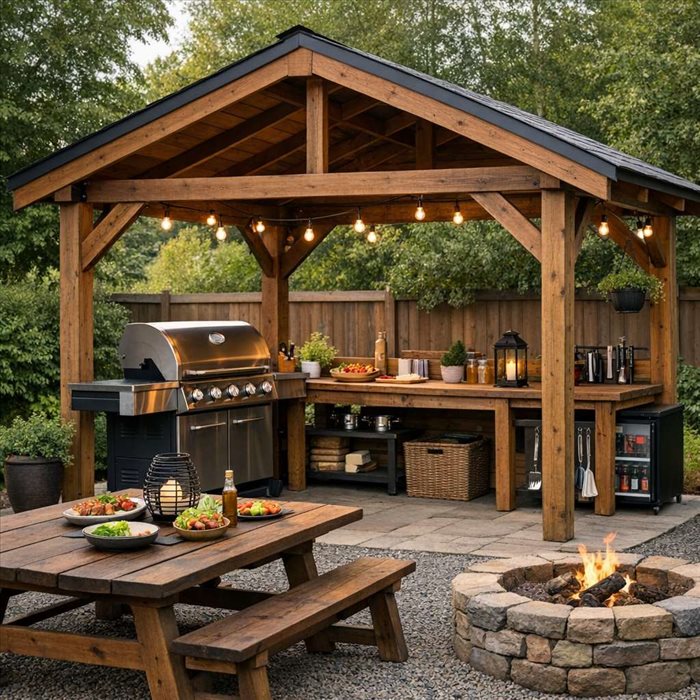 Abri barbecue extérieur : comment bien l’aménager ?